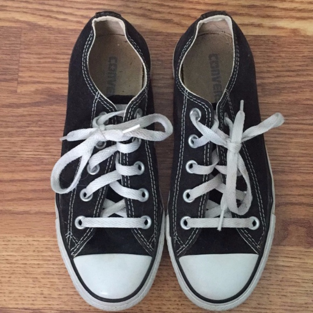 Black Low Top Converse